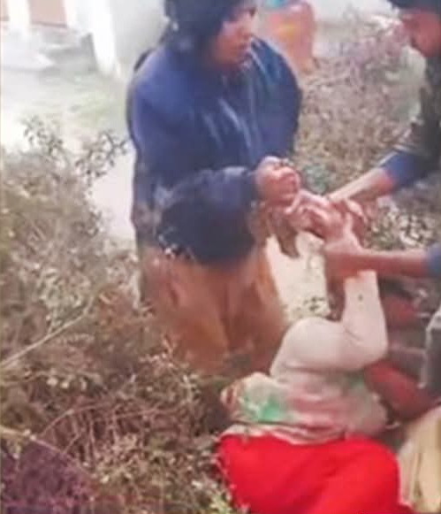 स्कूल की महिला प्रिंसिपल और रसोइया के बीच हो रह मारपीट का वीडियो हुआ सोशल मीडिया पर वायरल।